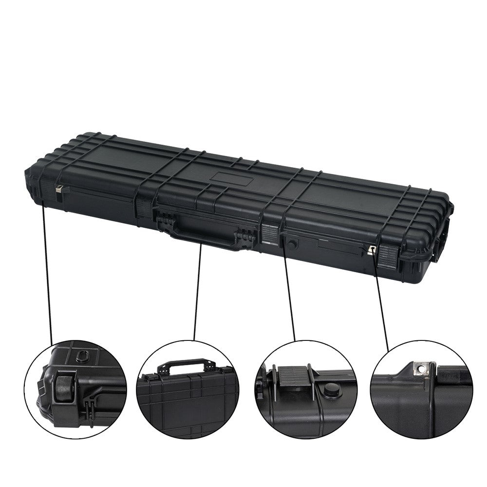 Maleta maletín arma larga con ruedas 113x41x16 cm