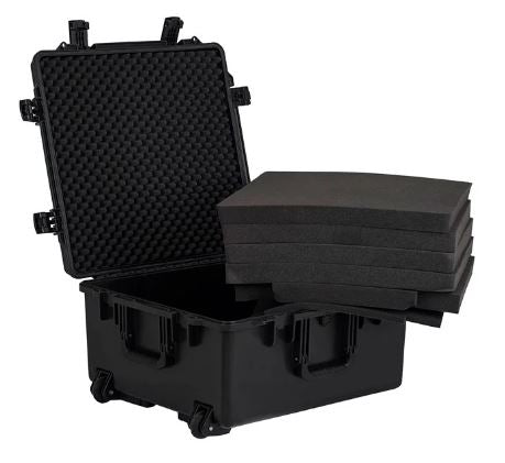 Maleta maletín con ruedas y asa extensible 65x61x34cm XL Resistente