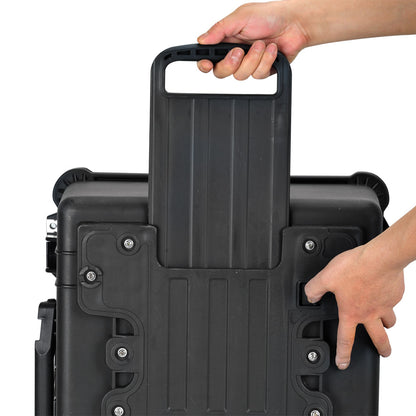 Maleta maletín con ruedas y asa extensible 63x50x30cm XL Resistente