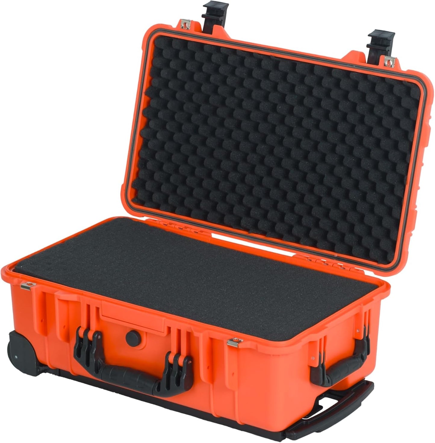 Maleta maletín con ruedas y asa extensible 56x35x23cm formato cabina/ equipaje de mano Resistente NARANJA