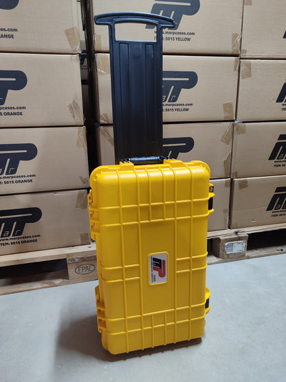 Maleta maletín con ruedas y asa extensible 56x35x23cm formato cabina/ equipaje de mano Resistente NARANJA